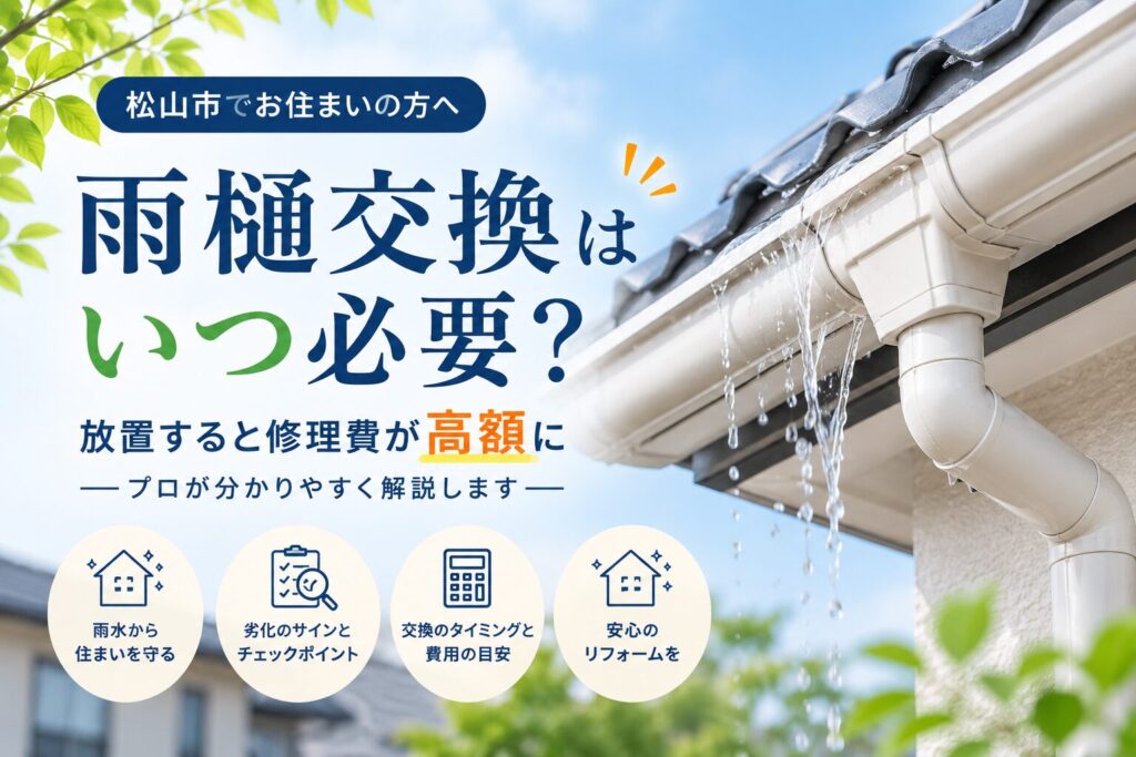 屋根の雨樋が溢れる瞬間