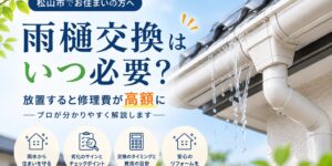 屋根の雨樋が溢れる瞬間