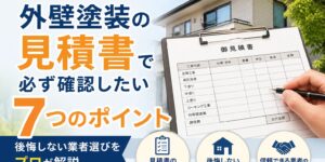 外壁塗装見積書