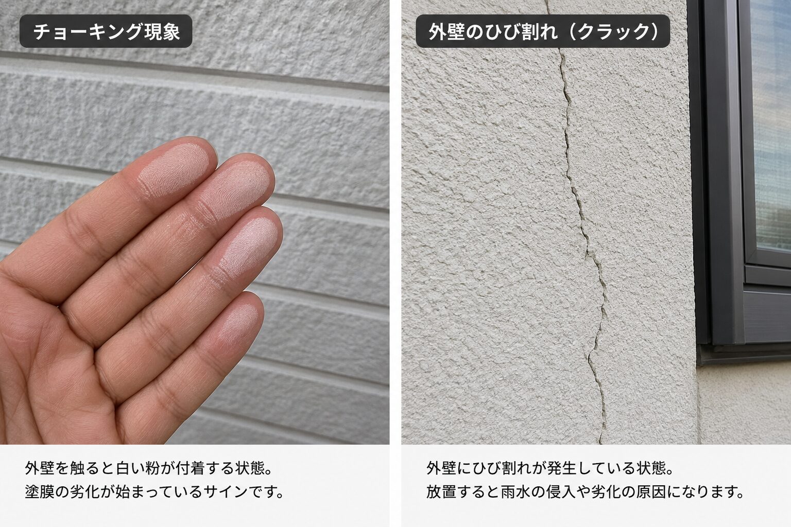 外壁ひび割れ クラック